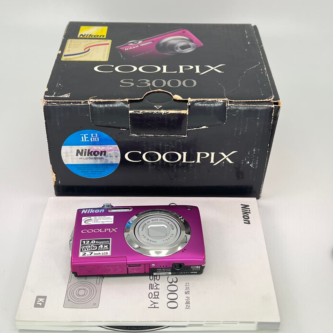 니콘 쿨픽스 Nikon Coolpix S3000 핑크 상품이미지10