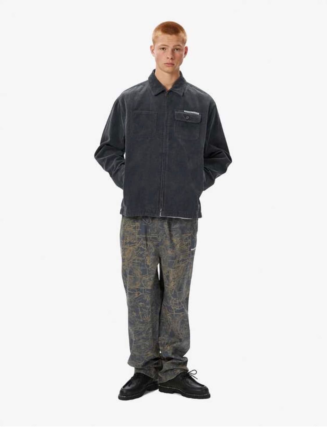 L) 새상품 디스이즈네버댓 코듀로이 집 자켓 다크 슬레이트 상품이미지6