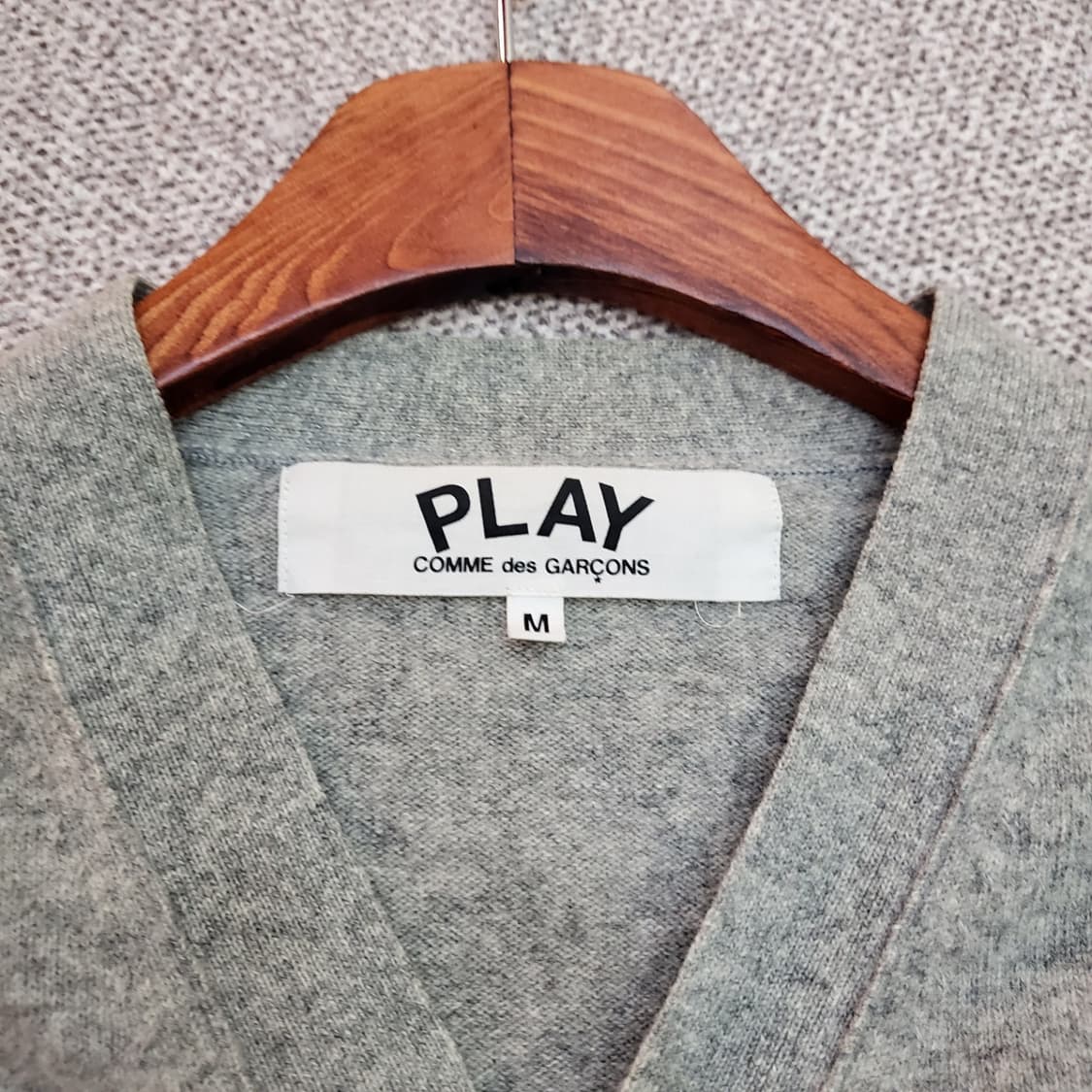 정품)꼼데가르송 가디건 상품이미지3