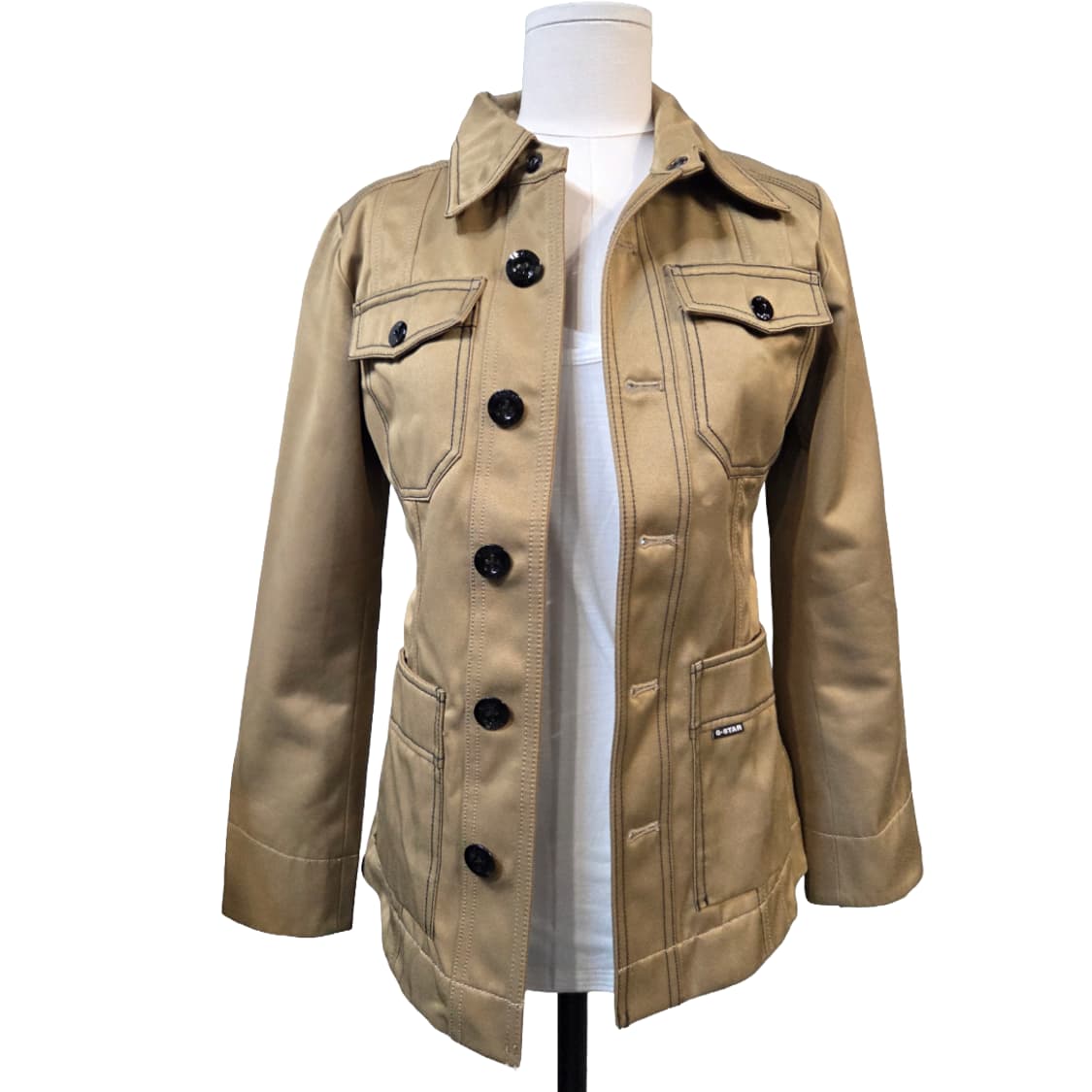 G-STAR RAW 카키색 여성 자켓(XXS/XS) 상품이미지4