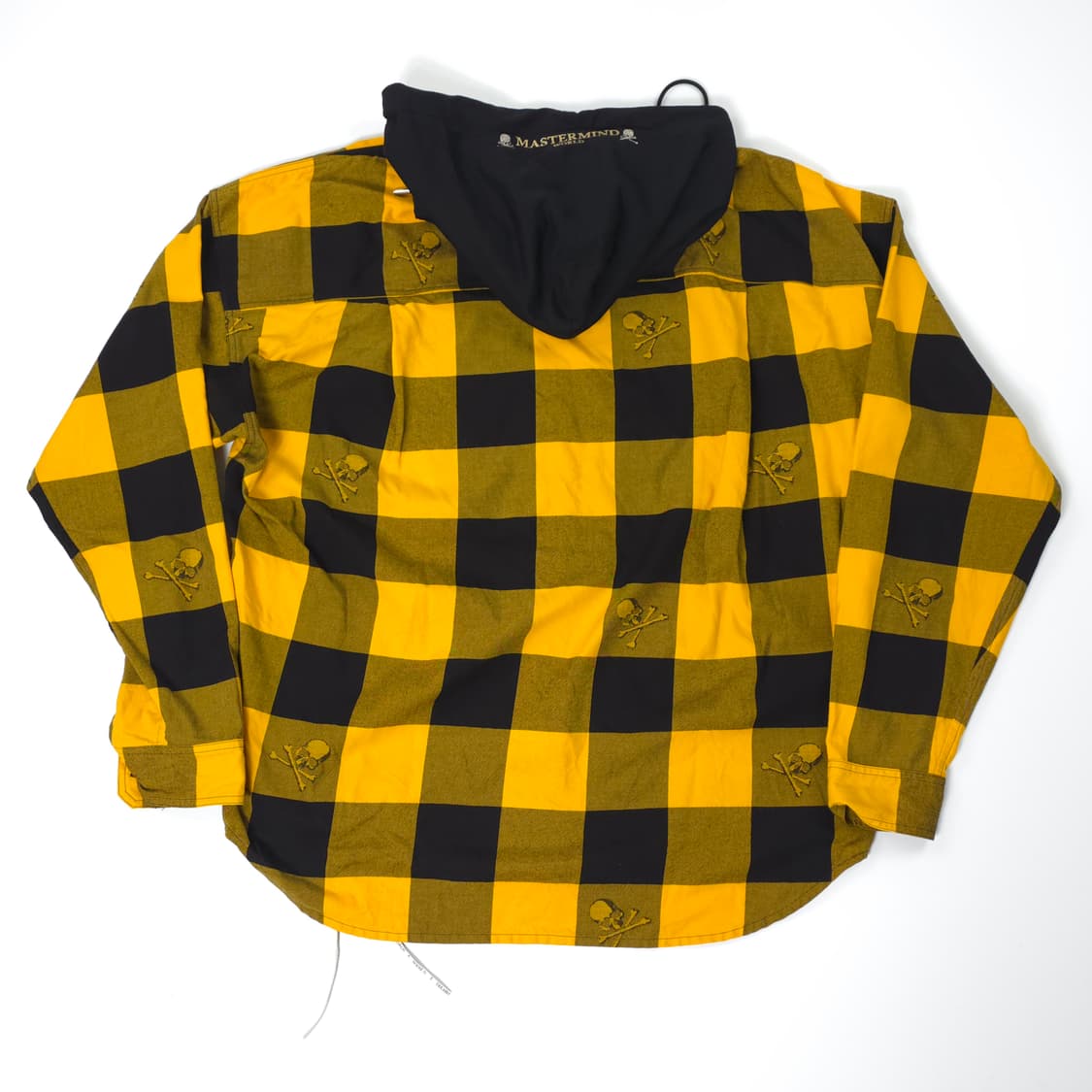 마스터마인드 월드 코튼 체크 후드자켓 옐로우-블랙 체크 (L) 상품이미지2