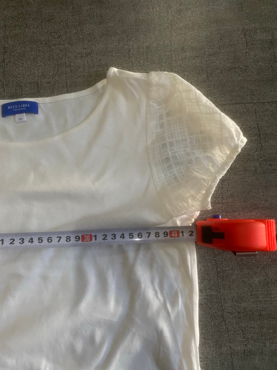 Burberry 버버리 달천깔페어리 핀터깔y2k 블루라벨 반팔블라우스 상품이미지3