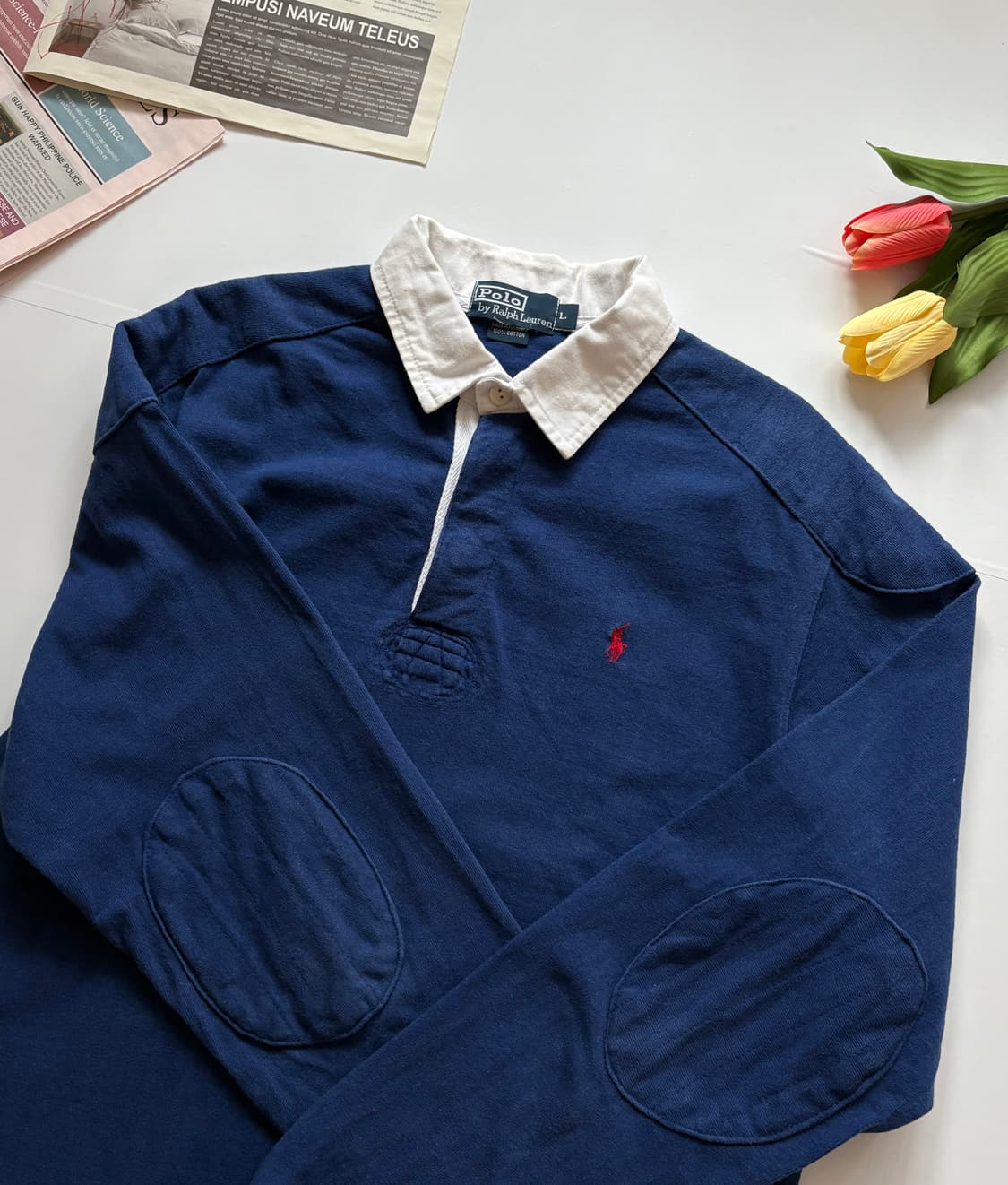 Polo 폴로랄프로렌 블루 럭비티 상품이미지3