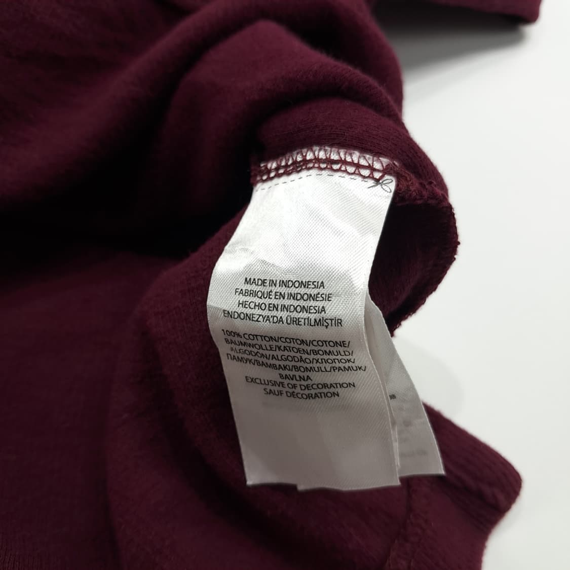 CN792 M 폴로 랄프로렌 버건디와인 하프집업 긴팔 니트 스웨터 상품이미지6