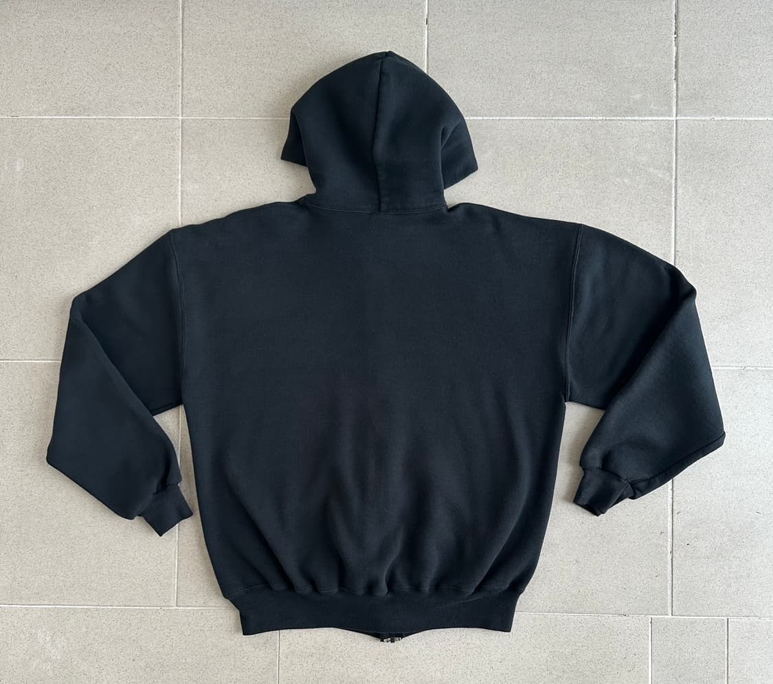 90s 빈티지 러셀 후드집업 블랙 XL 상품이미지2