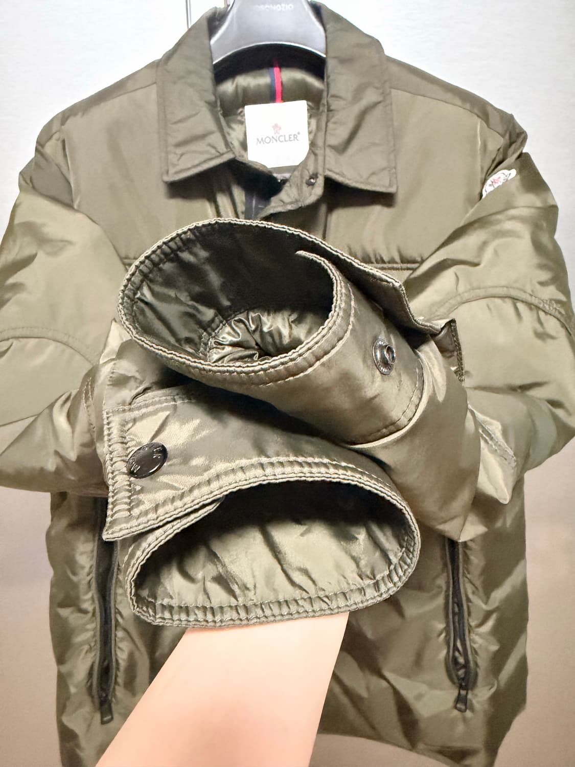 몽클레어 미오만드레 카키 백화점구매 상품이미지5
