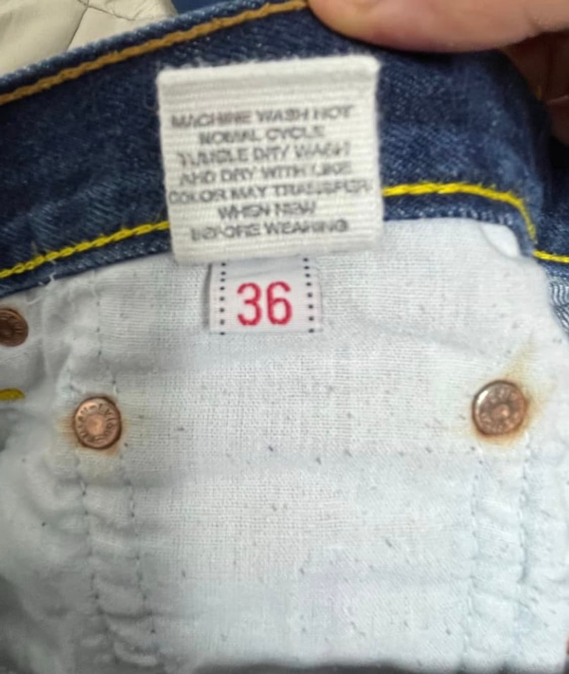 에비수 재팬 빅로고 데님 상품이미지7