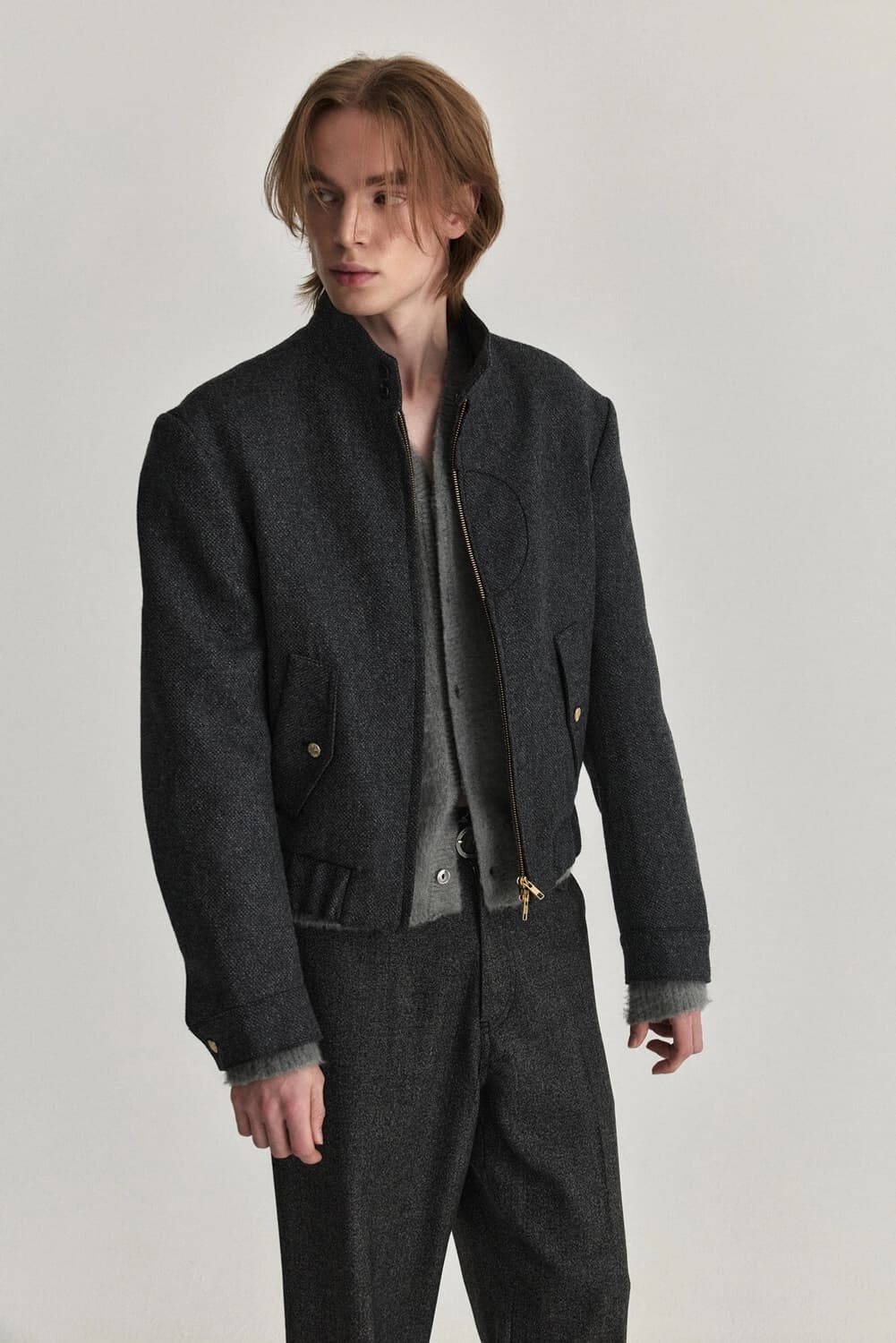 [2] 웨이비니스 arc cut 해링턴 자켓 상품이미지2