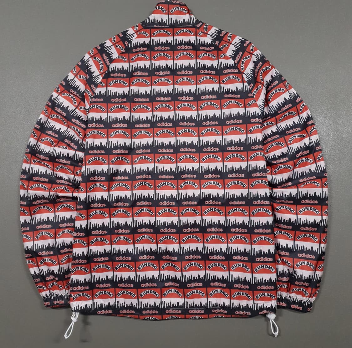 아디다스 X RUN DMC 콜라보 한정판 양면 리버서블 바람막이 져지 상품이미지9