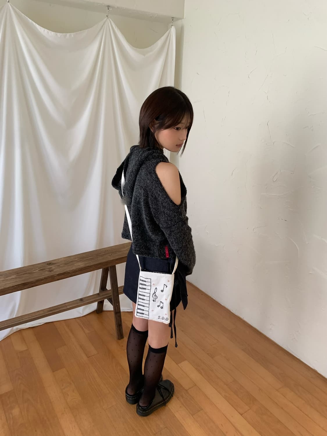 S.O.O Melody Embroidered Mini Bag 상품이미지3