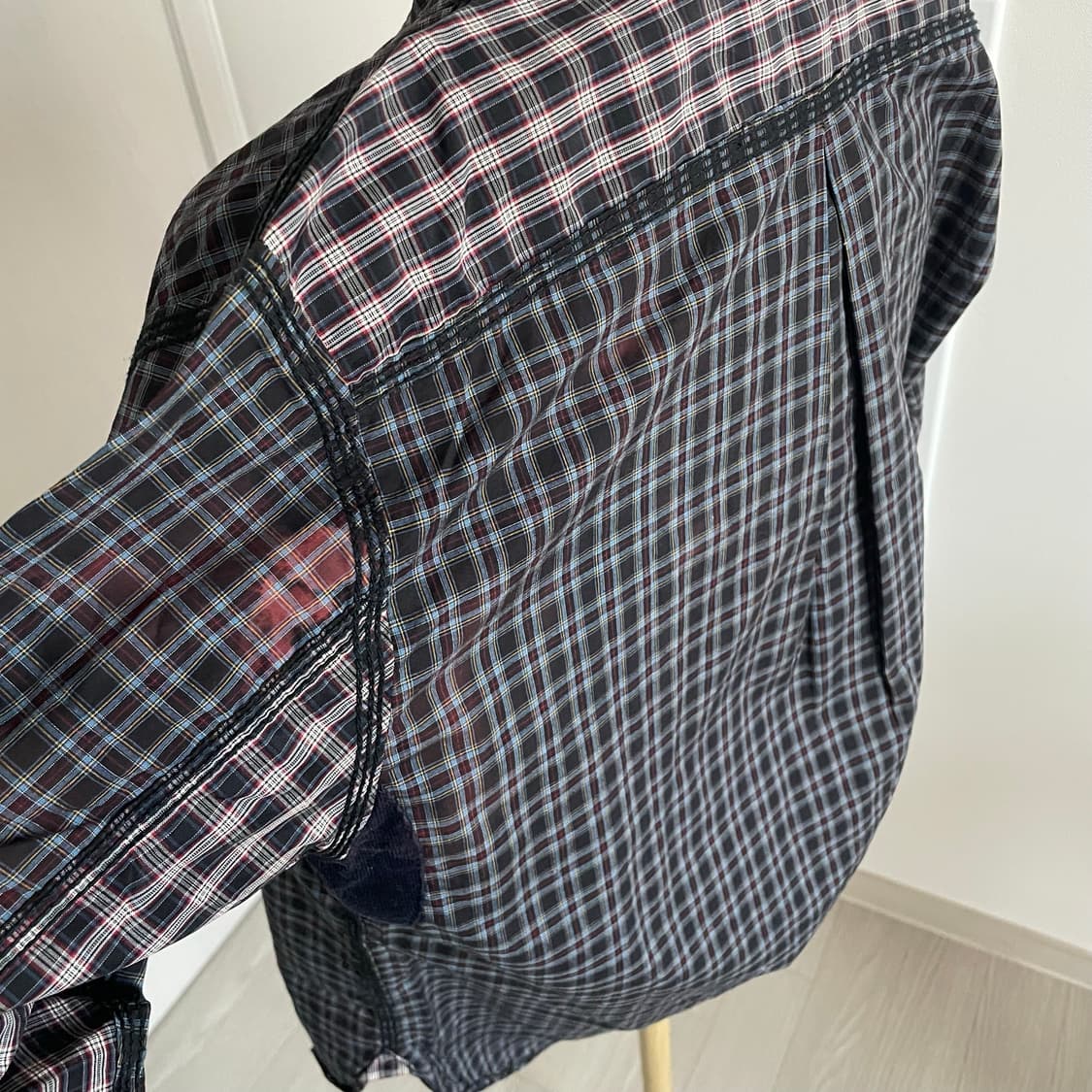 Junya Watanabe Patchwork Check Shirt XS 상품이미지4