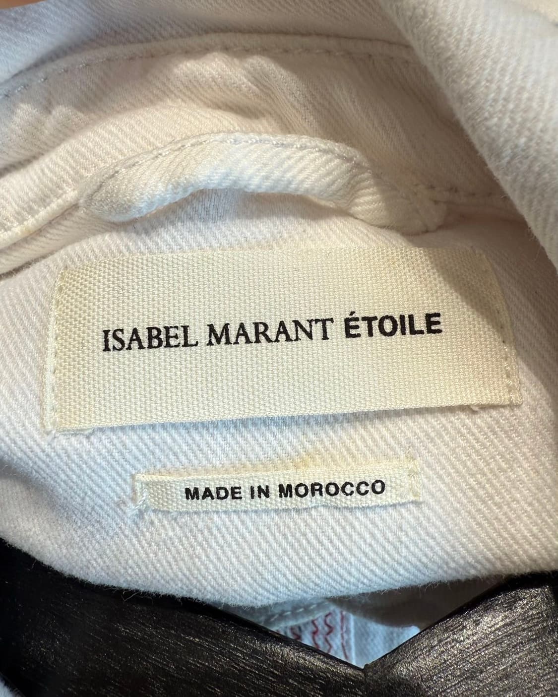 이자벨마랑 화이트 데님 자수 자켓  상품이미지8