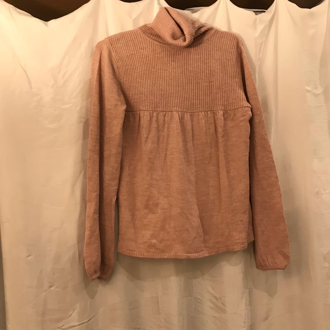 RPS 모리걸 너드 로걀 딸기우유 셔링 폴라티 상품이미지3