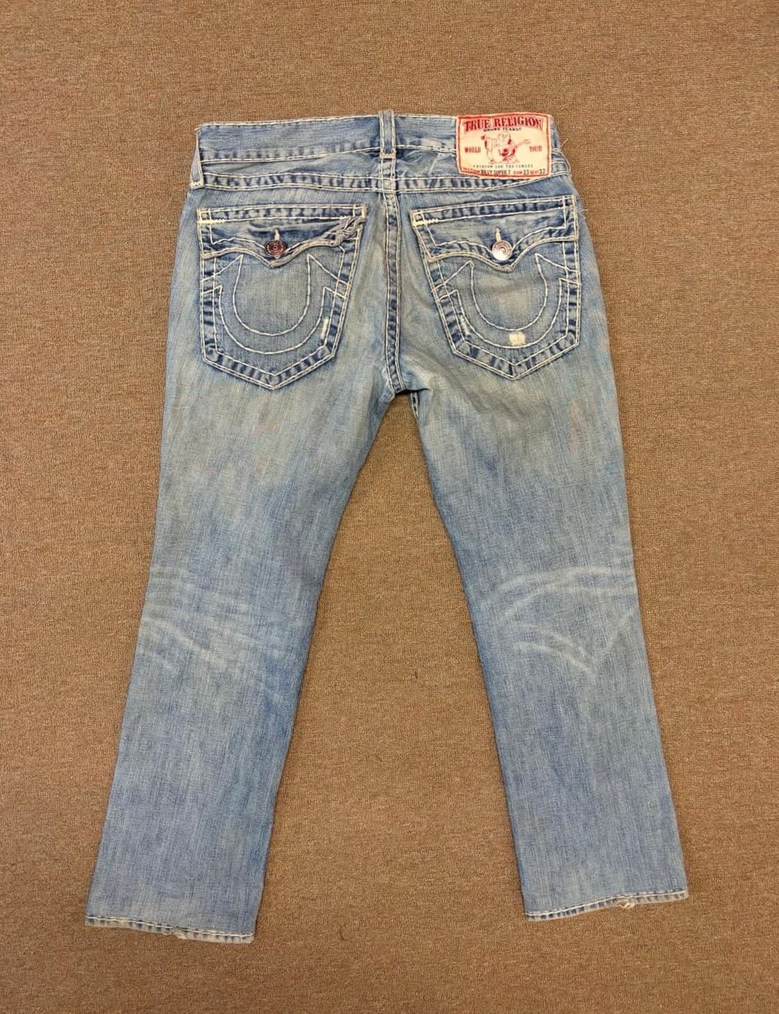 트루 릴리전 빅 스티치 데님 팬츠 진 바지 상품이미지5