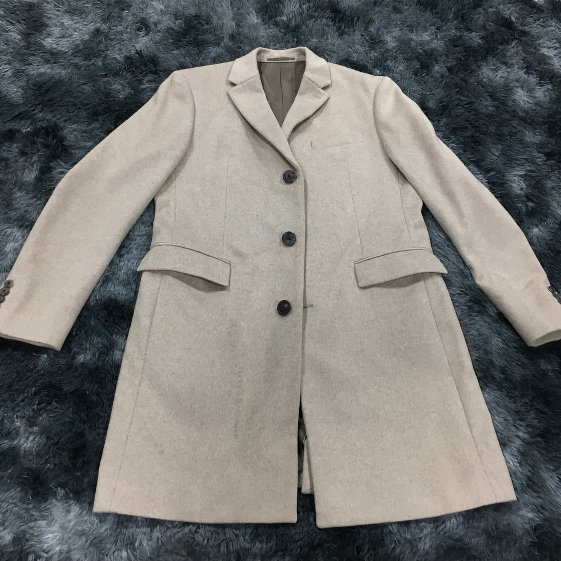투티/0228 theory 베이지 코트 캐시미어 상품이미지2