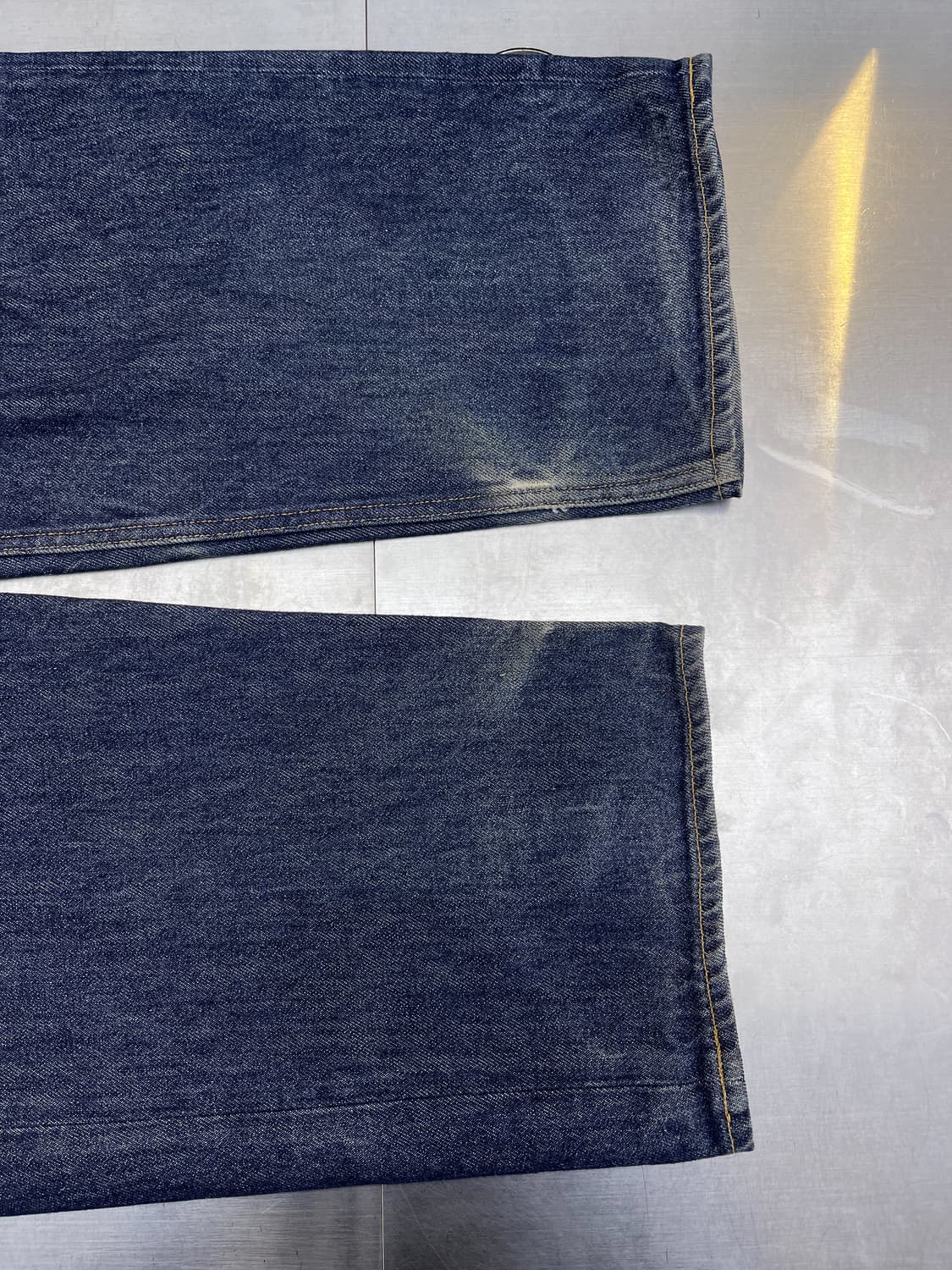 오라리 25ss 하드 트위스트 데님 와이드팬츠 상품이미지6