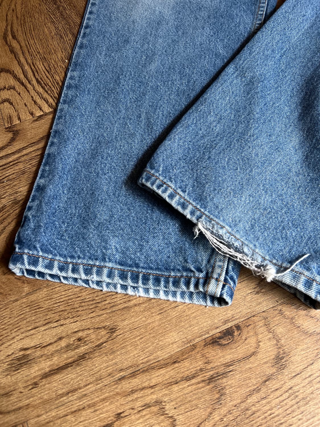 [44]90's 리바이스 USA 오렌지탭 505 빅사이즈 워싱 데님 팬츠 상품이미지7