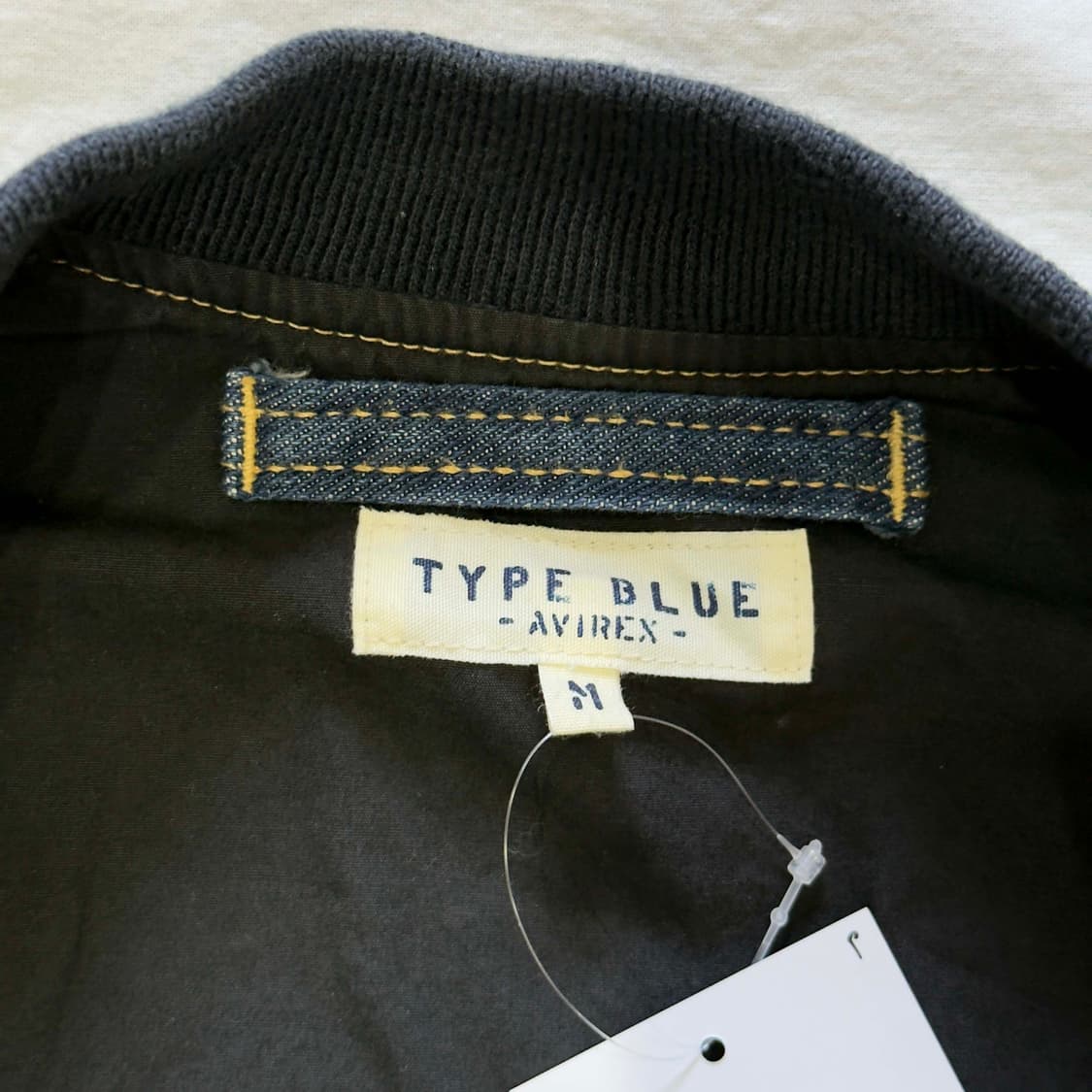 아비렉스 TYPE BLUE MA-1 데님 자켓 상품이미지5