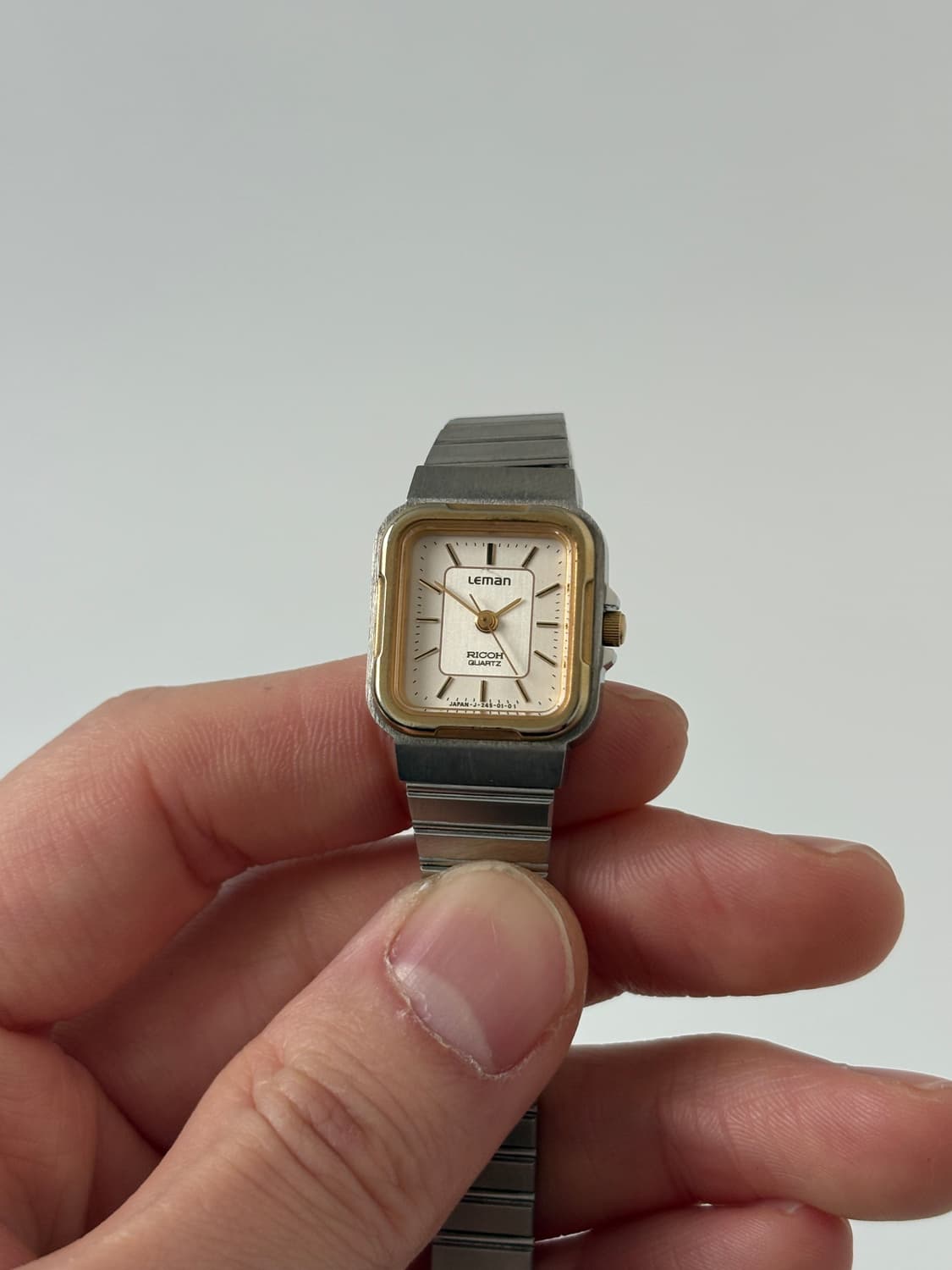 1980s Leman Gold Bezel Ladies Quartz 상품이미지1