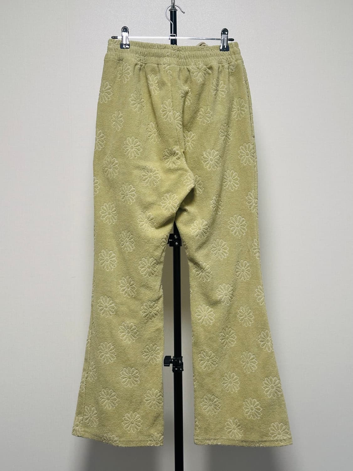 엔조블루스 테리 플라워 밴딩 팬츠 레몬 S 상품이미지4