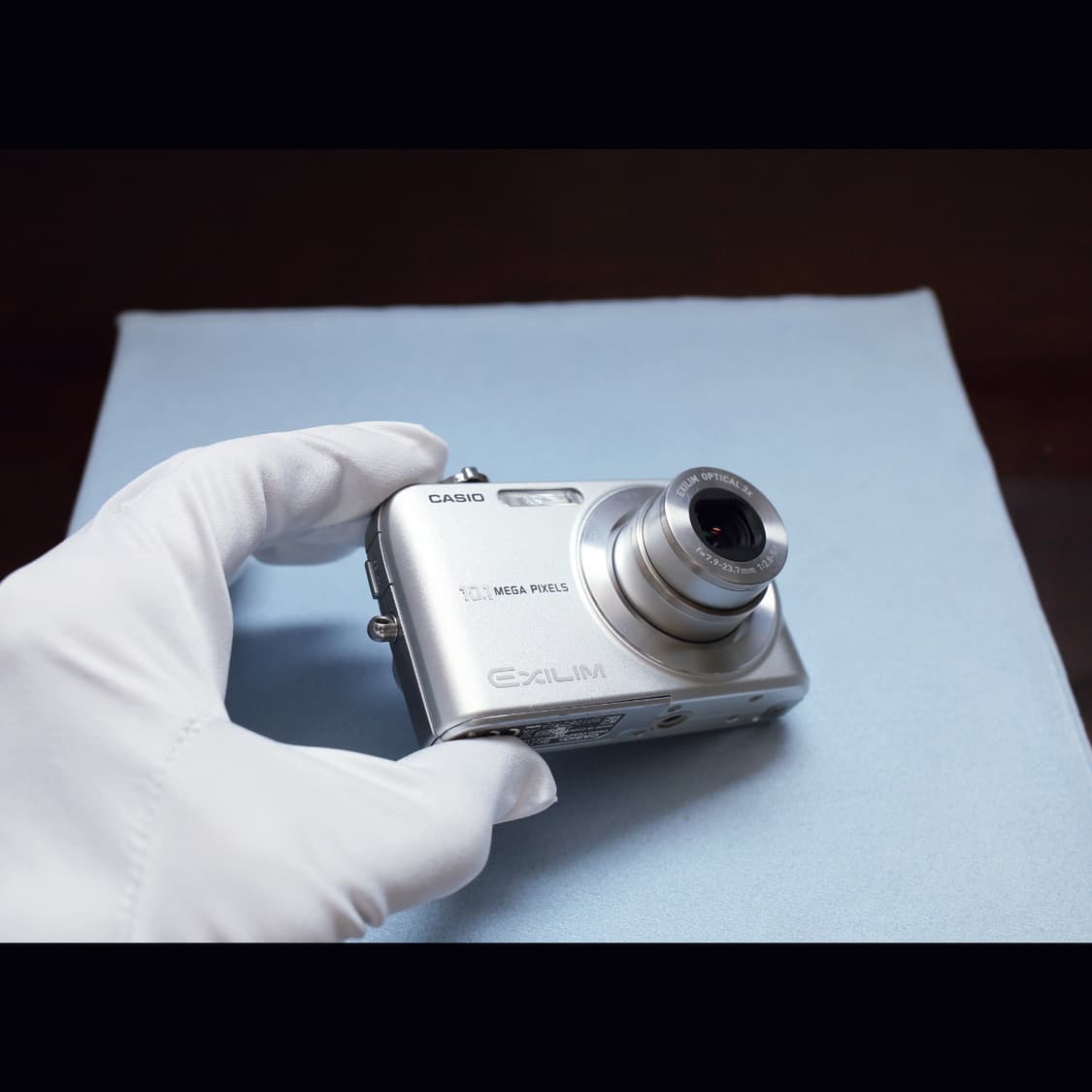 레어 <준민트급> 카시오 엑슬림  z1050 실버 빈티지 디카 상품이미지4