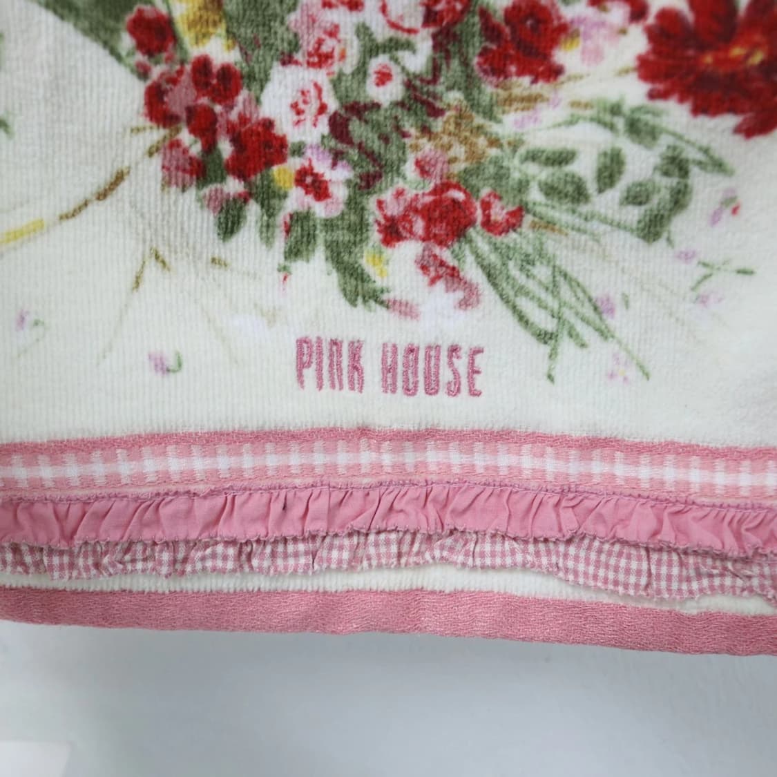 핑크하우스 플라워 패턴 타월 61590 상품이미지3