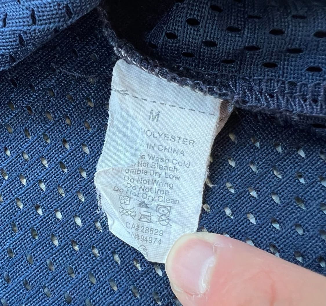 스투시 스펠 아웃 아치 로고 베이스볼 져지 네이비 M 상품이미지5