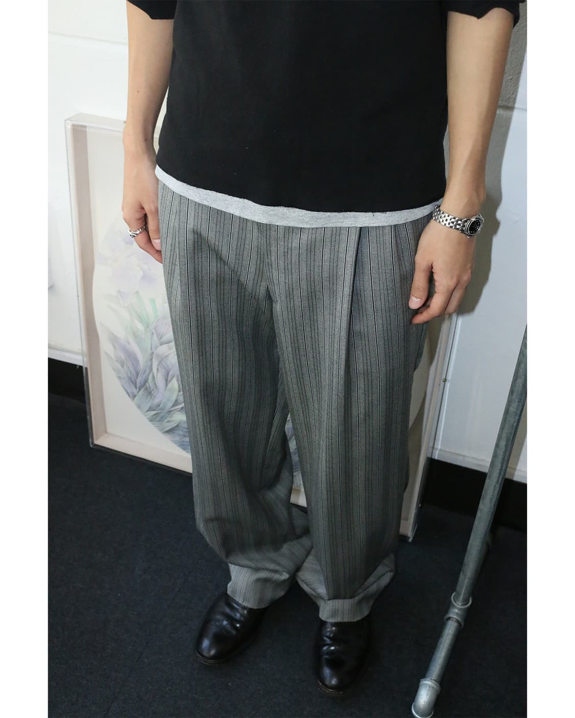 빈티지 핀스트라이프 트라우저  상품이미지3