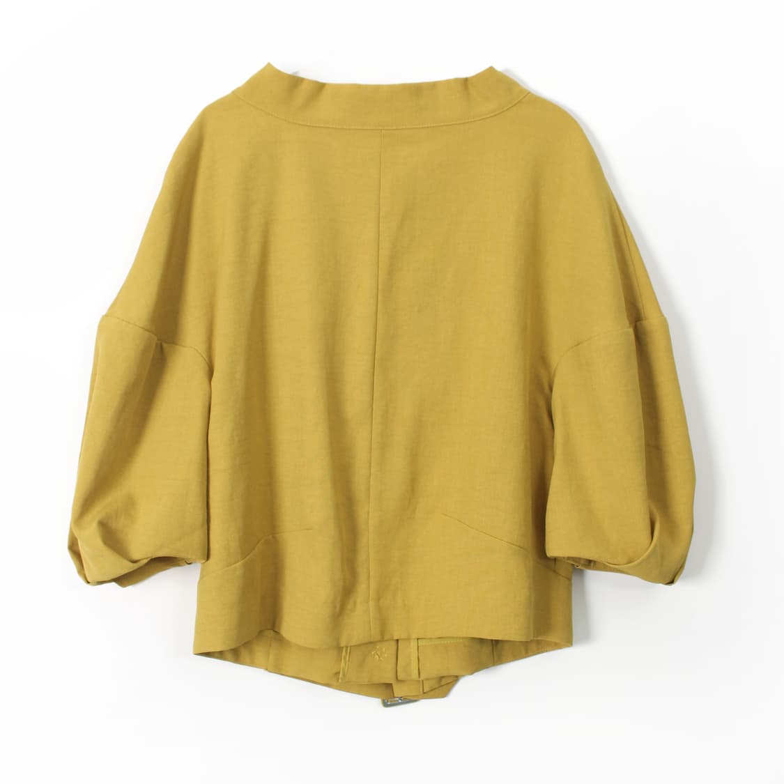 마르니 옐로우 벌룬 7부소매 코튼 면 벨트 자켓 상품이미지6
