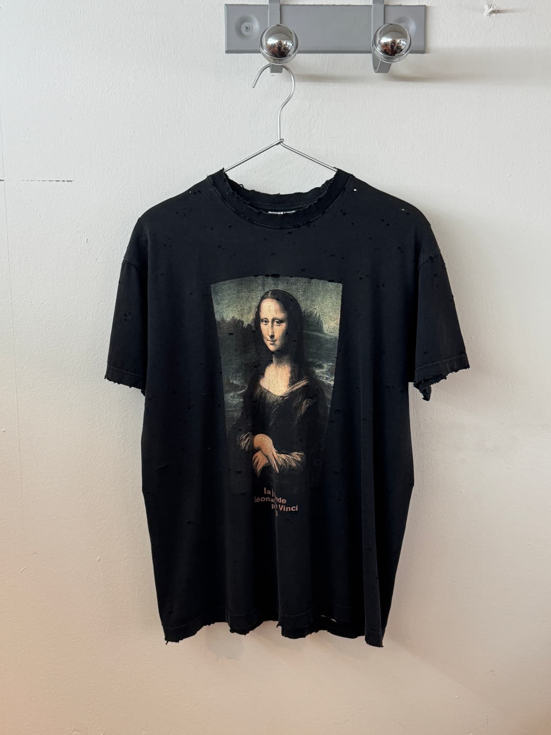 90s italian mona lisa art t shirt 상품이미지1