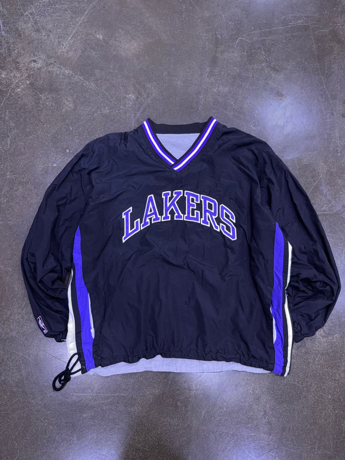 스타터 NBA LA 레이커스 V넥 웜업 우븐 바람막이 L 상품이미지1