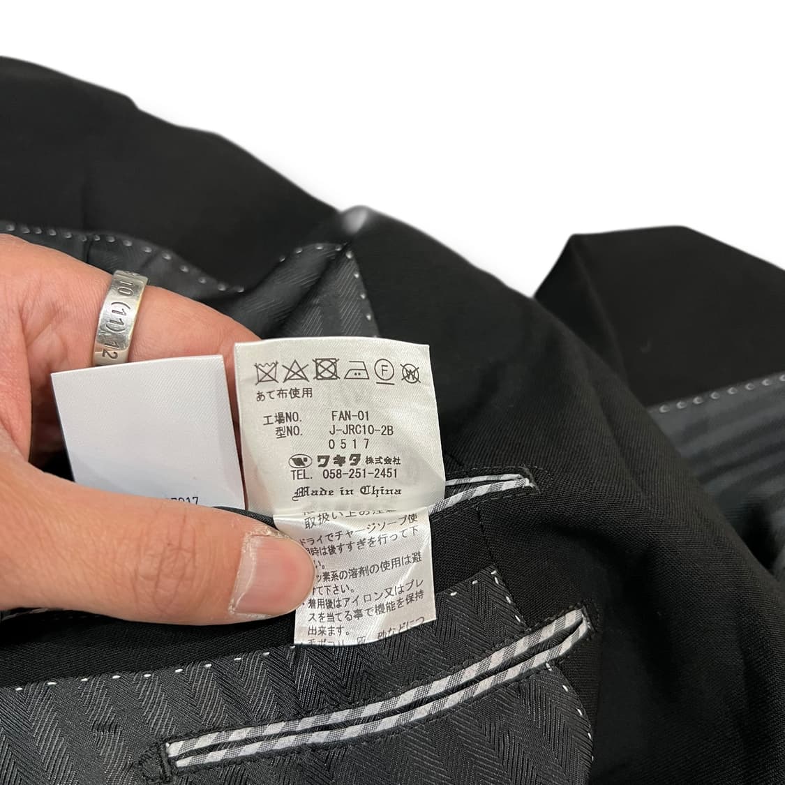  칸사이 야마모토 옴므 투버튼 블레이저 y14348 상품이미지8