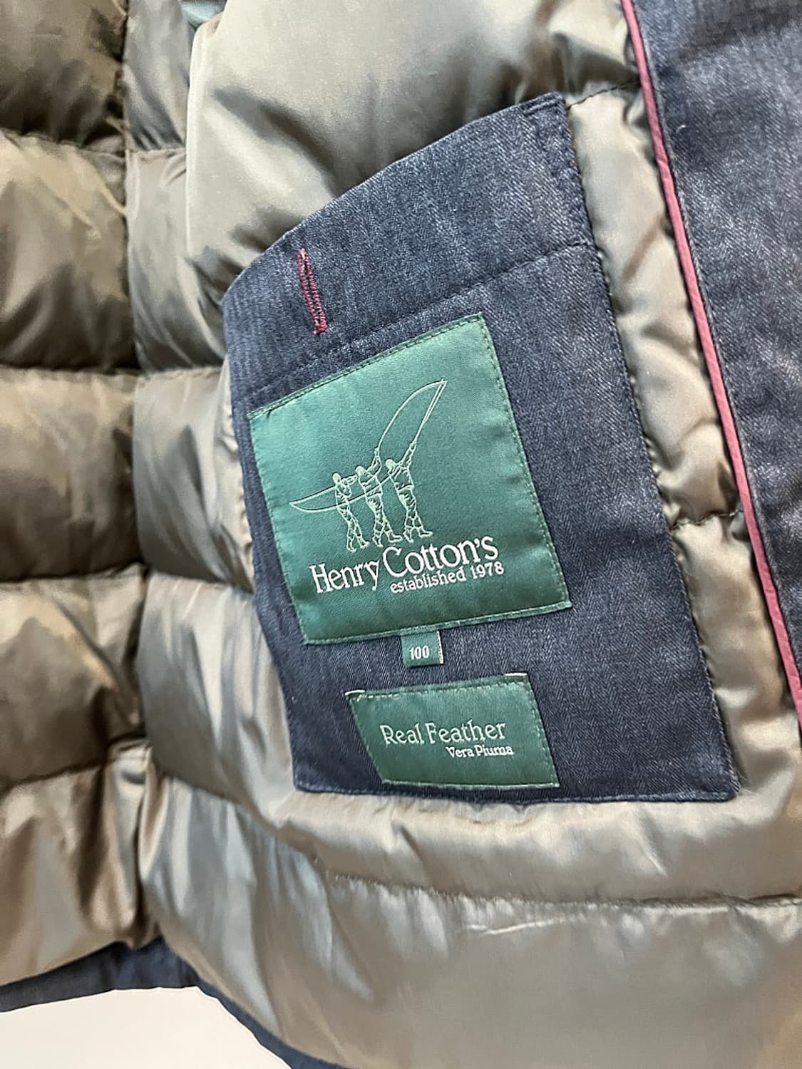 100) 헨리코튼 구스 하프다운  상품이미지5