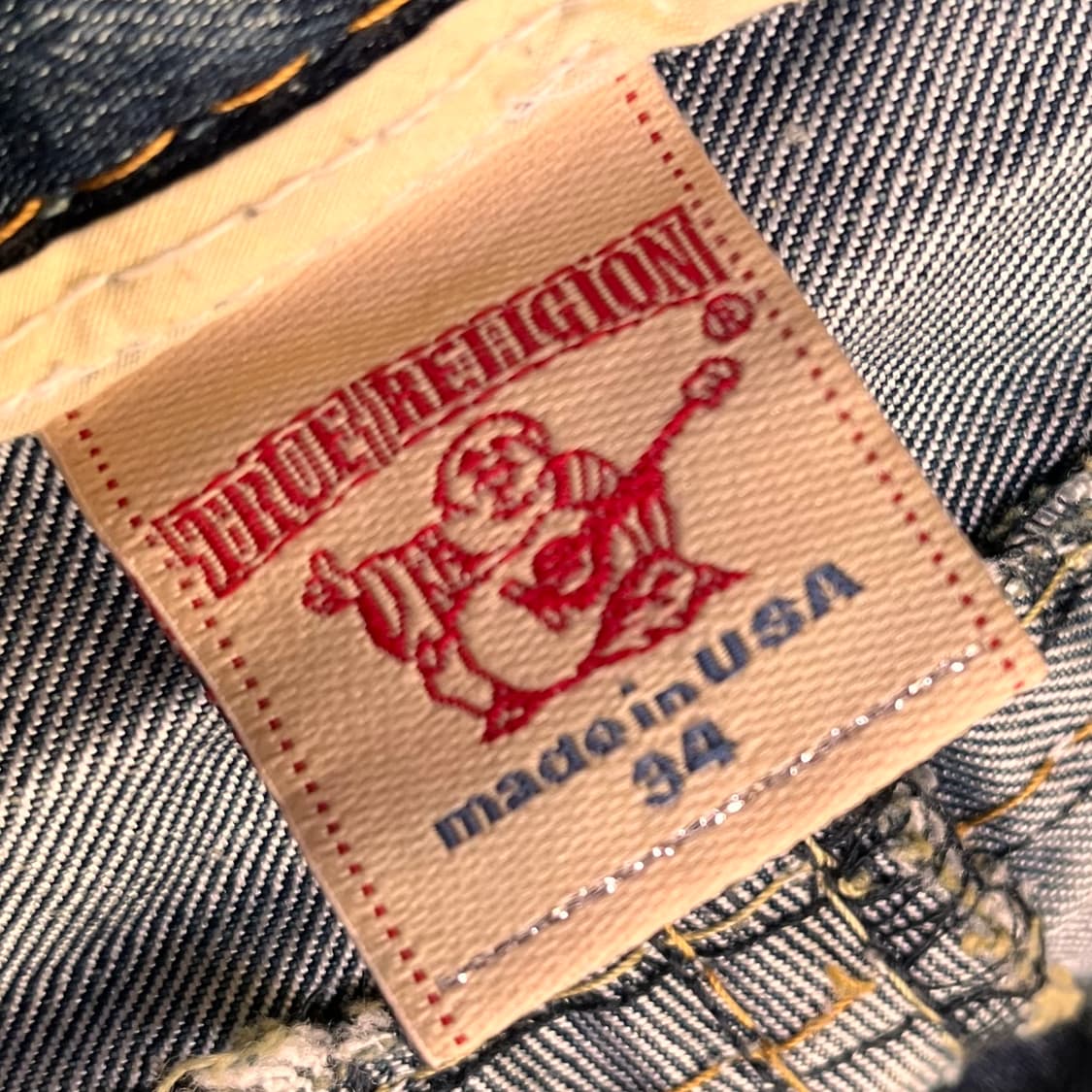 트루 릴리전 JOEY SUPERT 데님팬츠 SEAT 34 상품이미지5