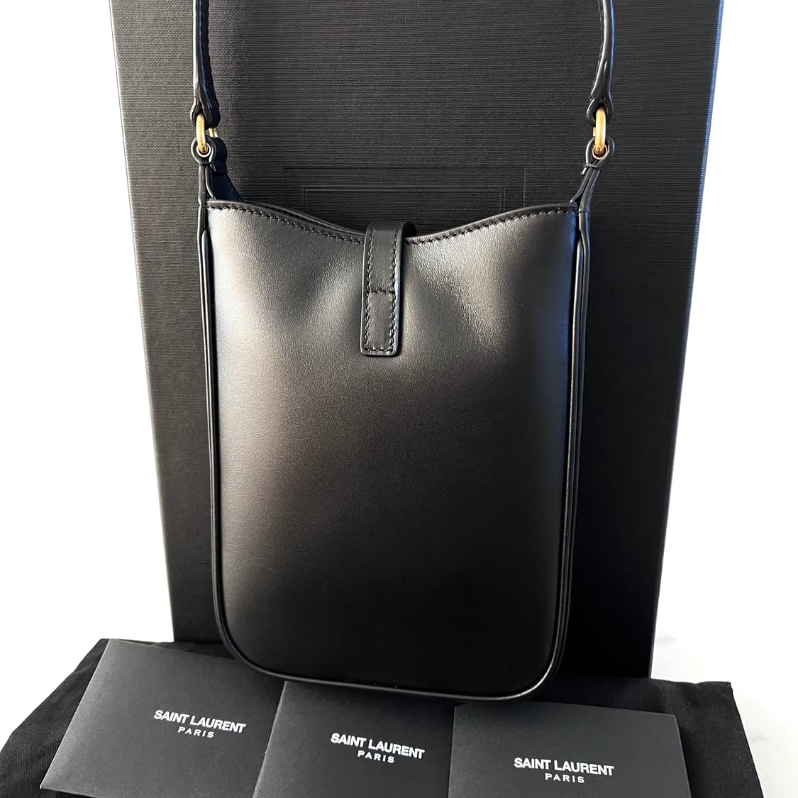 [S+급/정품] 생로랑 LE5A7 블랙 숄더백 가방 크로스백 상품이미지3