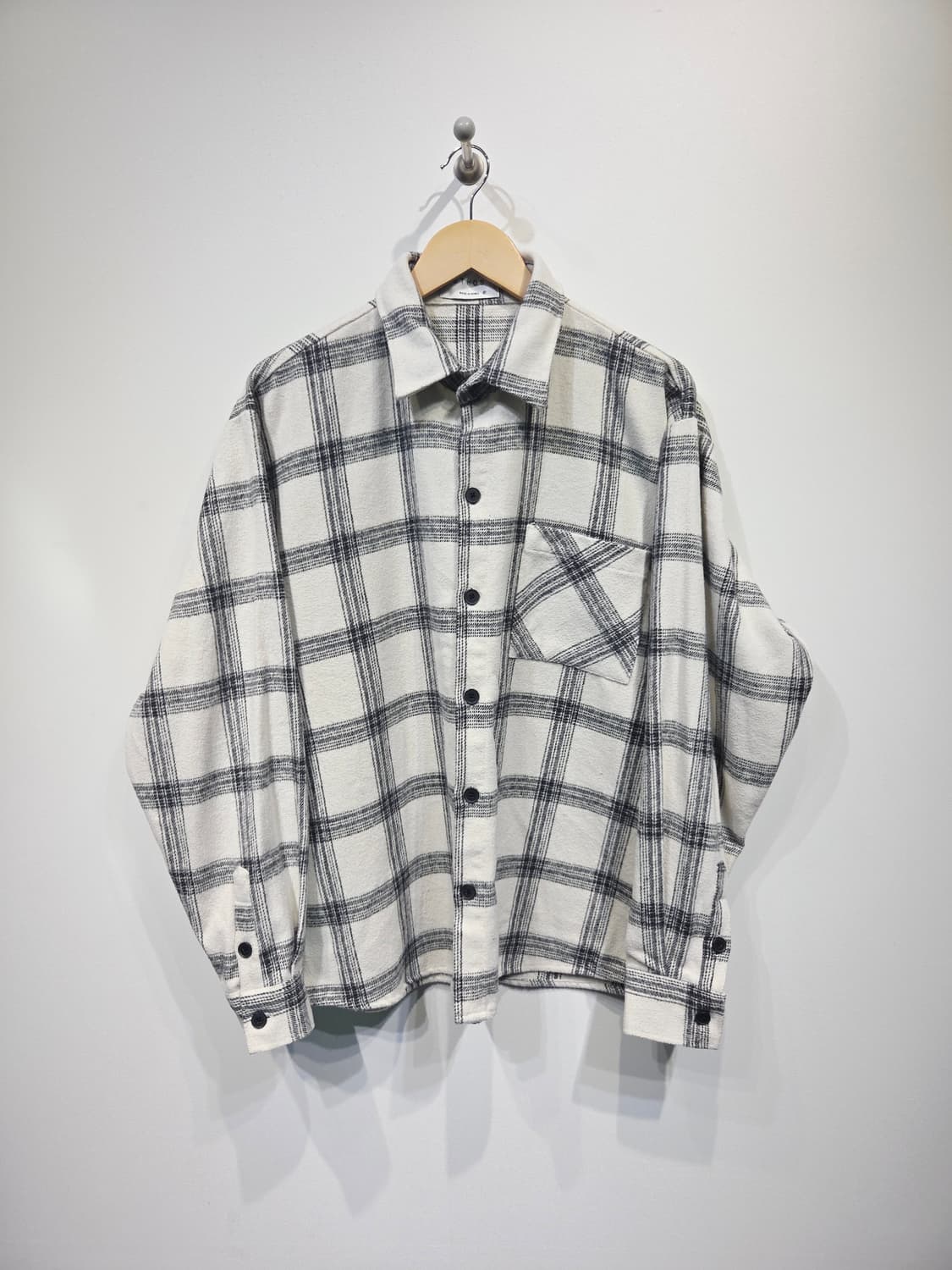 ETHOS 에토스 오버핏 타탄 체크 플란넬 셔츠 상품이미지2