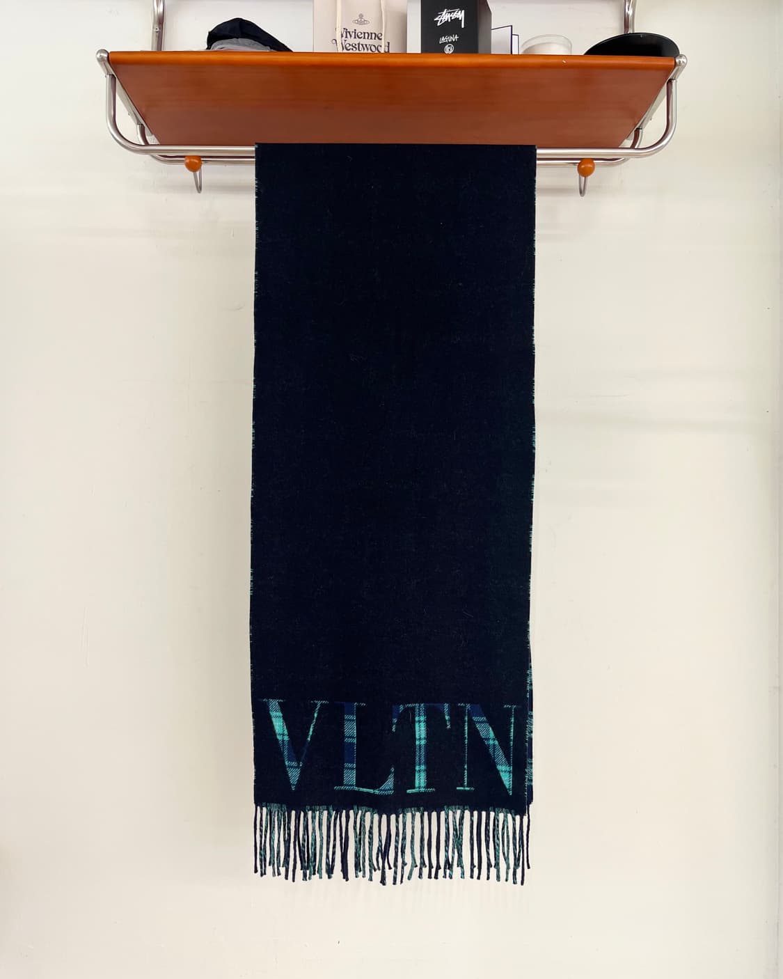 발렌티노 틸 자카드 울 스카프 상품이미지3