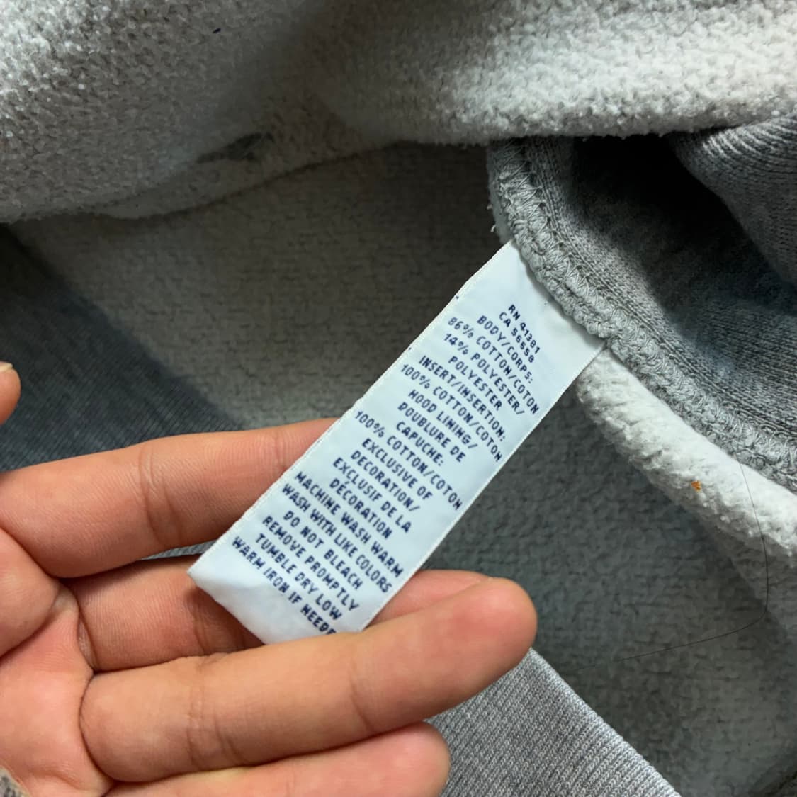 Polo  폴로 랄프로렌 자수 코튼 그레이 후드집업  상품이미지6