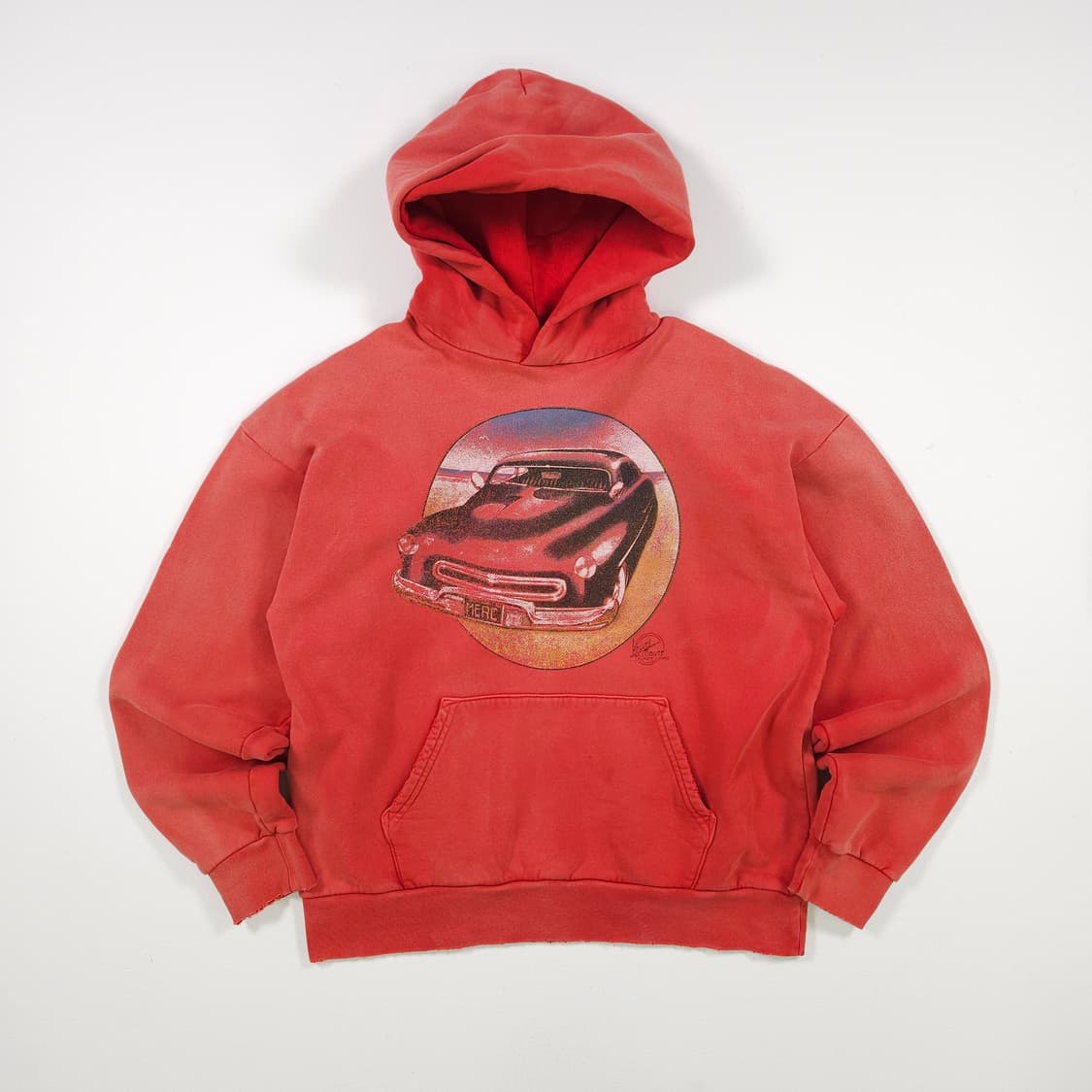 RE/DONE 빈티지 자동차 후드티 상품이미지1
