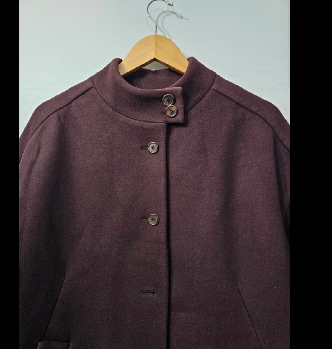 알토 Aalto 버건디 오버핏 코트 ~55반 상품이미지2