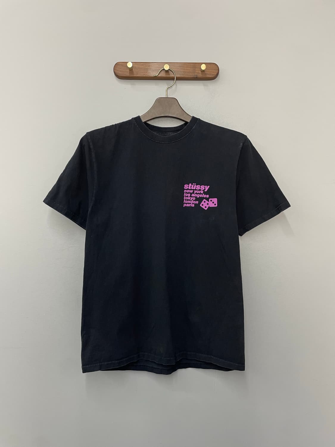 스투시 실루엣 블랙 반팔 H2576 상품이미지3