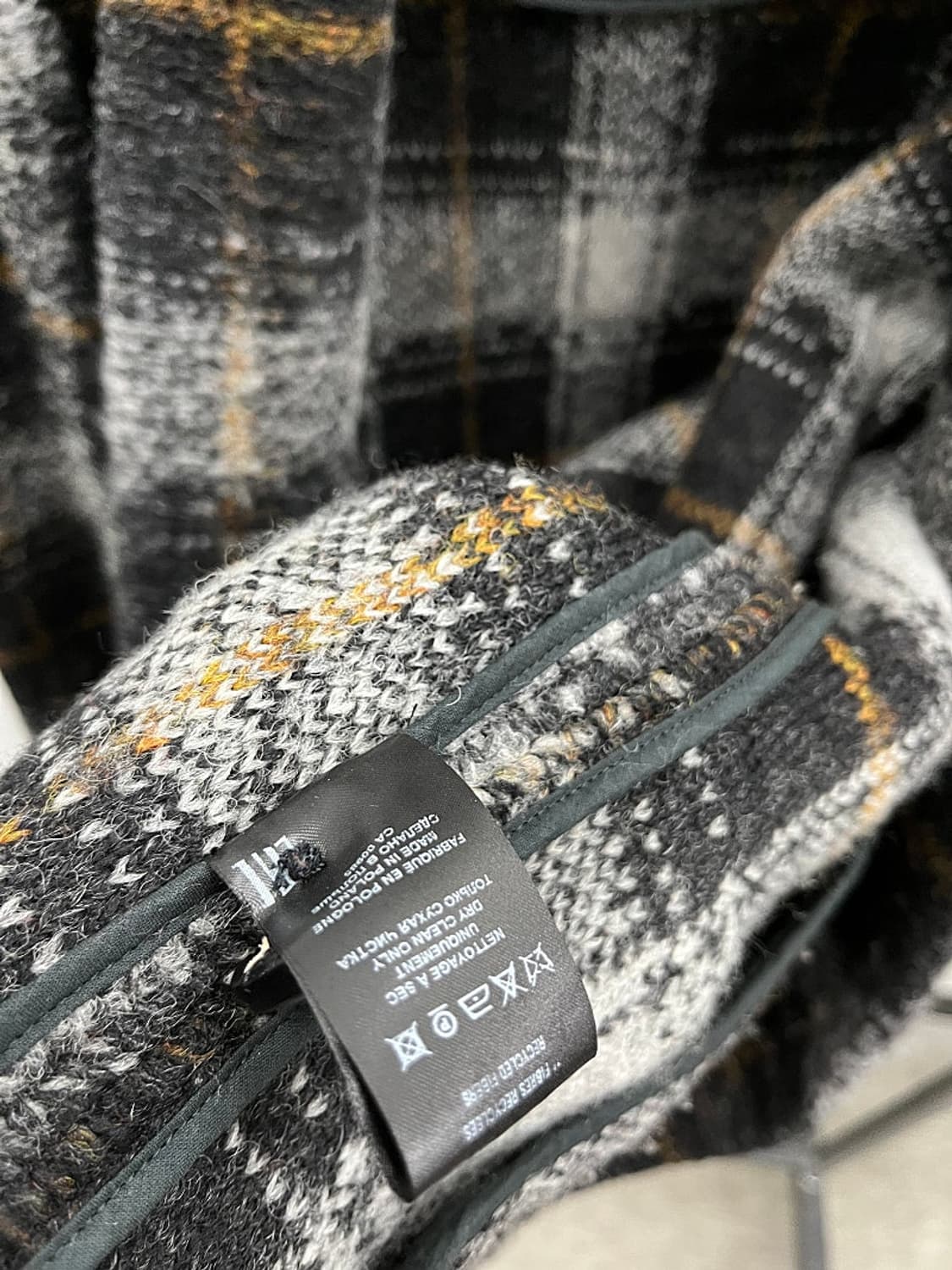 여) 이자벨마랑 가브리엘 체크코트  상품이미지8