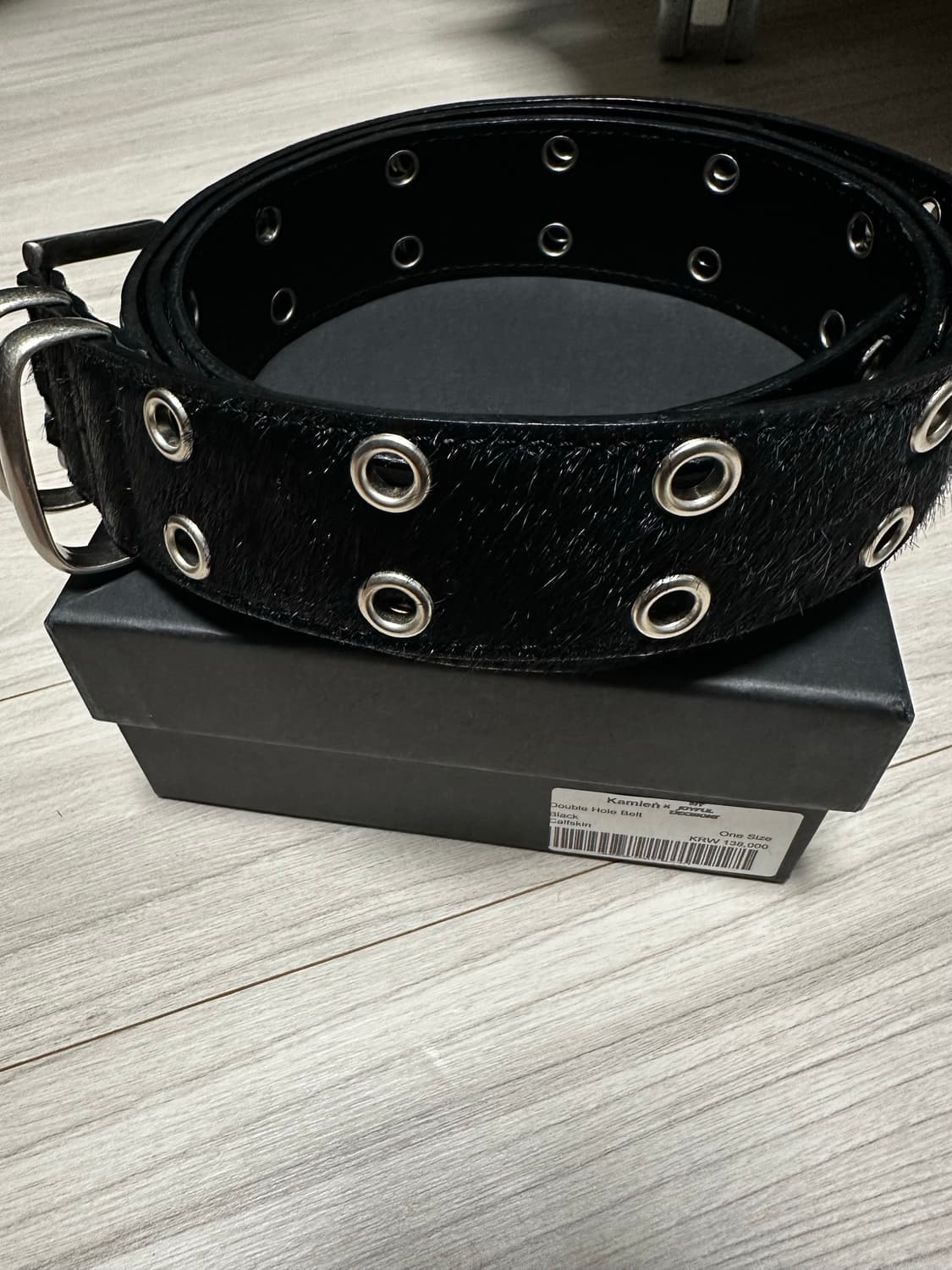 카미엔 x mjd 벨트 블랙 상품이미지2