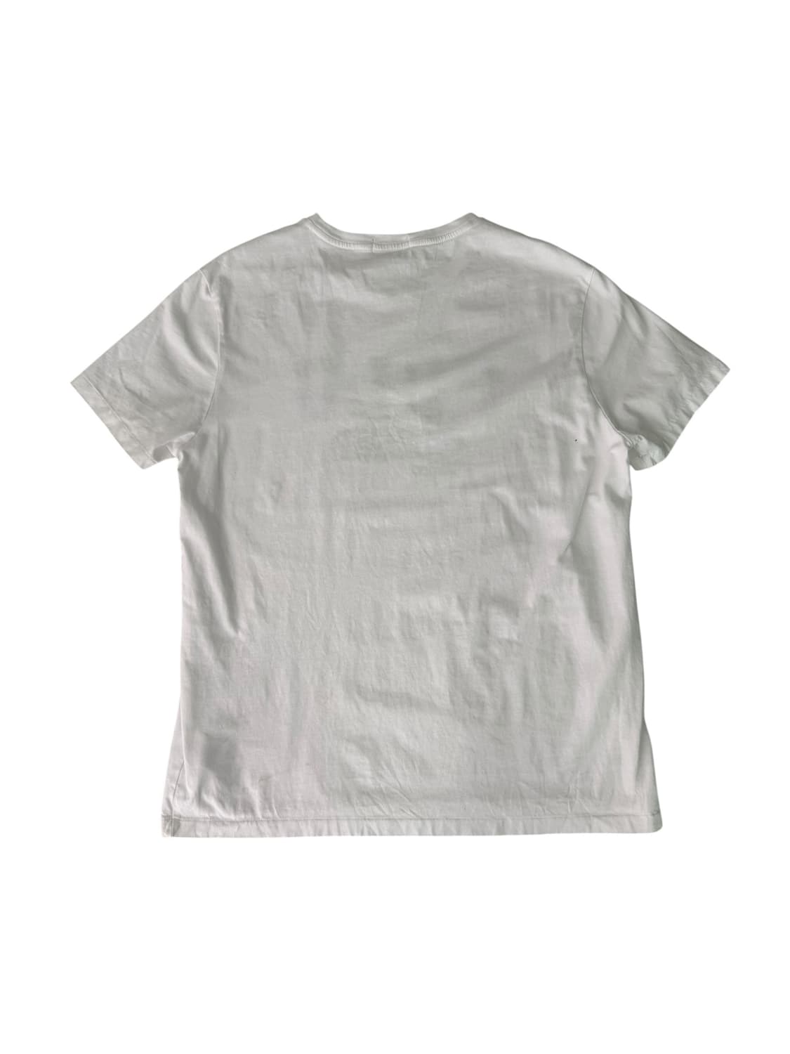 폴로 화이트 네이비 로고 반팔티 상품이미지7