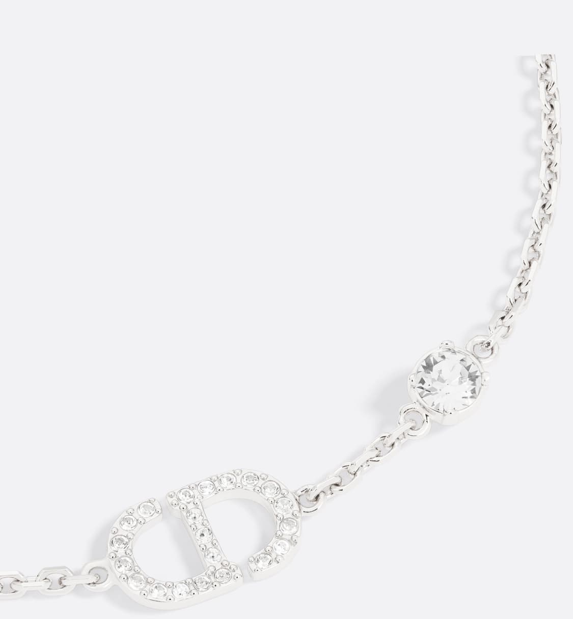 (정품/새상품) 디올 Petit CD 팔찌 실버 크리스탈 풀박스 상품이미지2