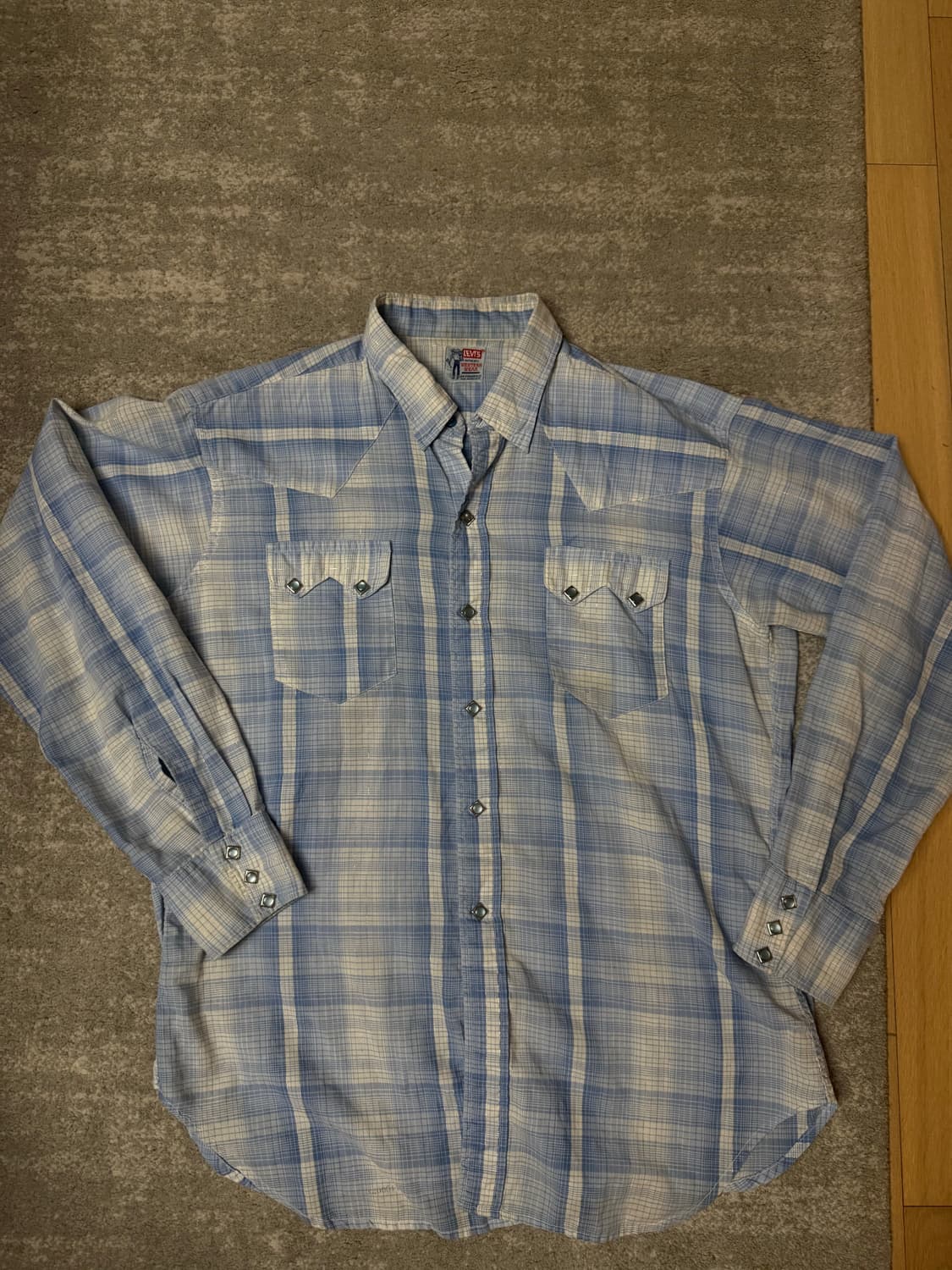 50s levis big E western shirts 상품이미지1