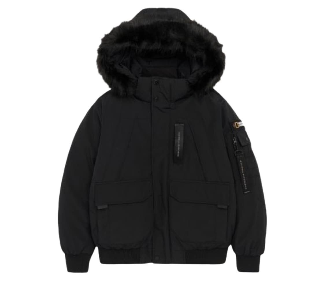 내셔널지오그래픽 블랙 패딩 S사이즈 상품이미지1