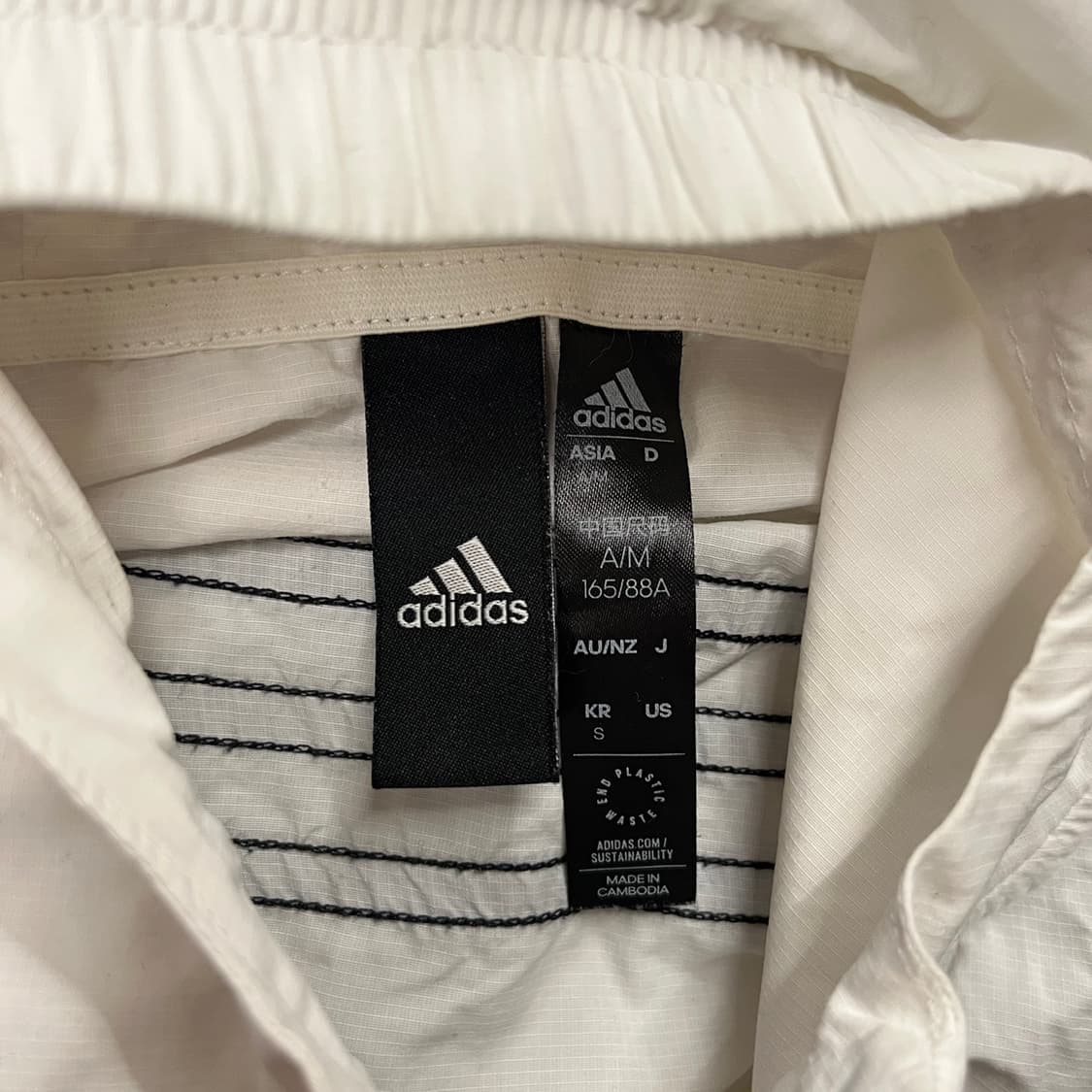 [정품/S] 아디다스 퓨처아이콘 오버핏 크롭 바람막이 b8 상품이미지8