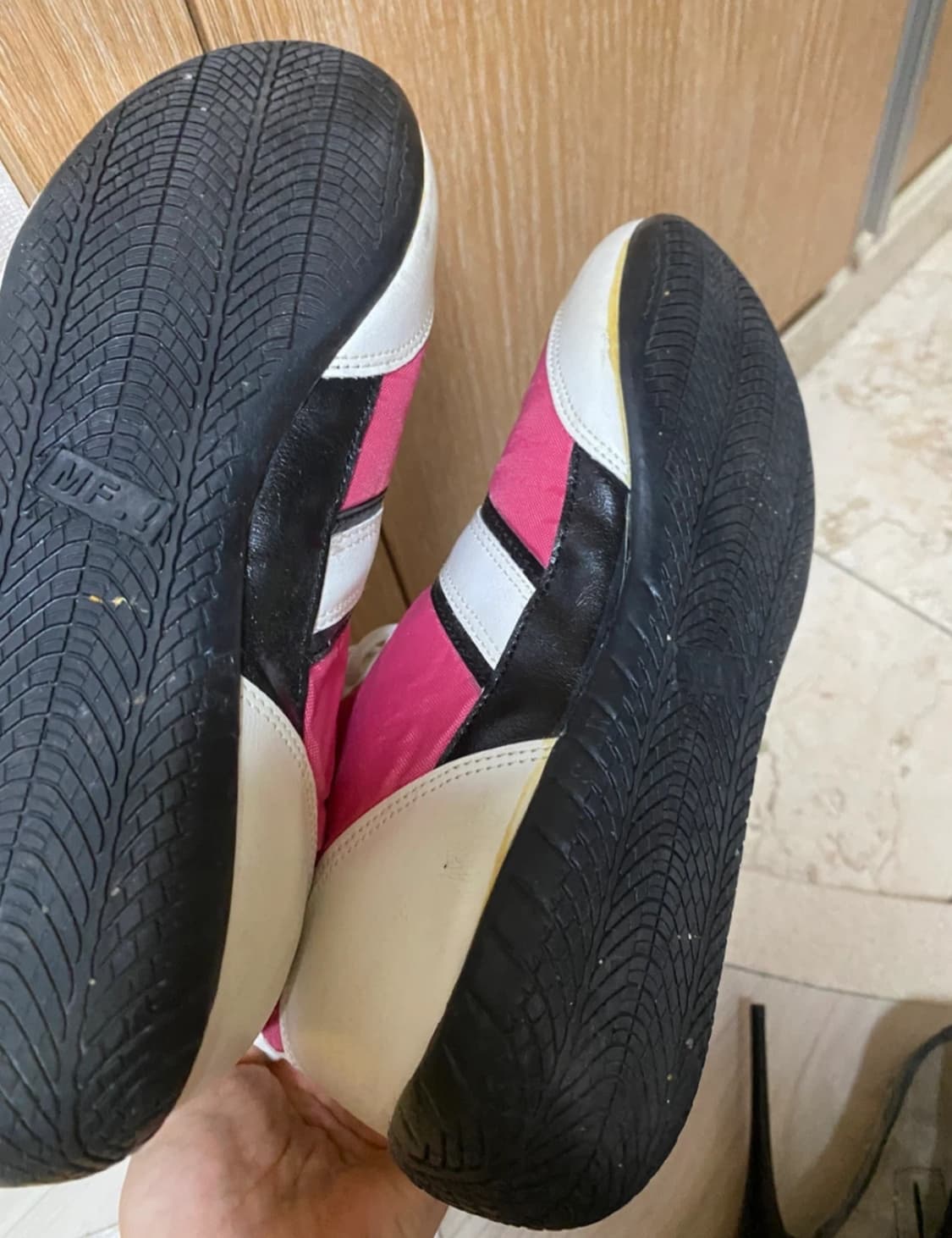 Formarina 포나리나 핑크 레이스업 롱 부츠.36 상품이미지4