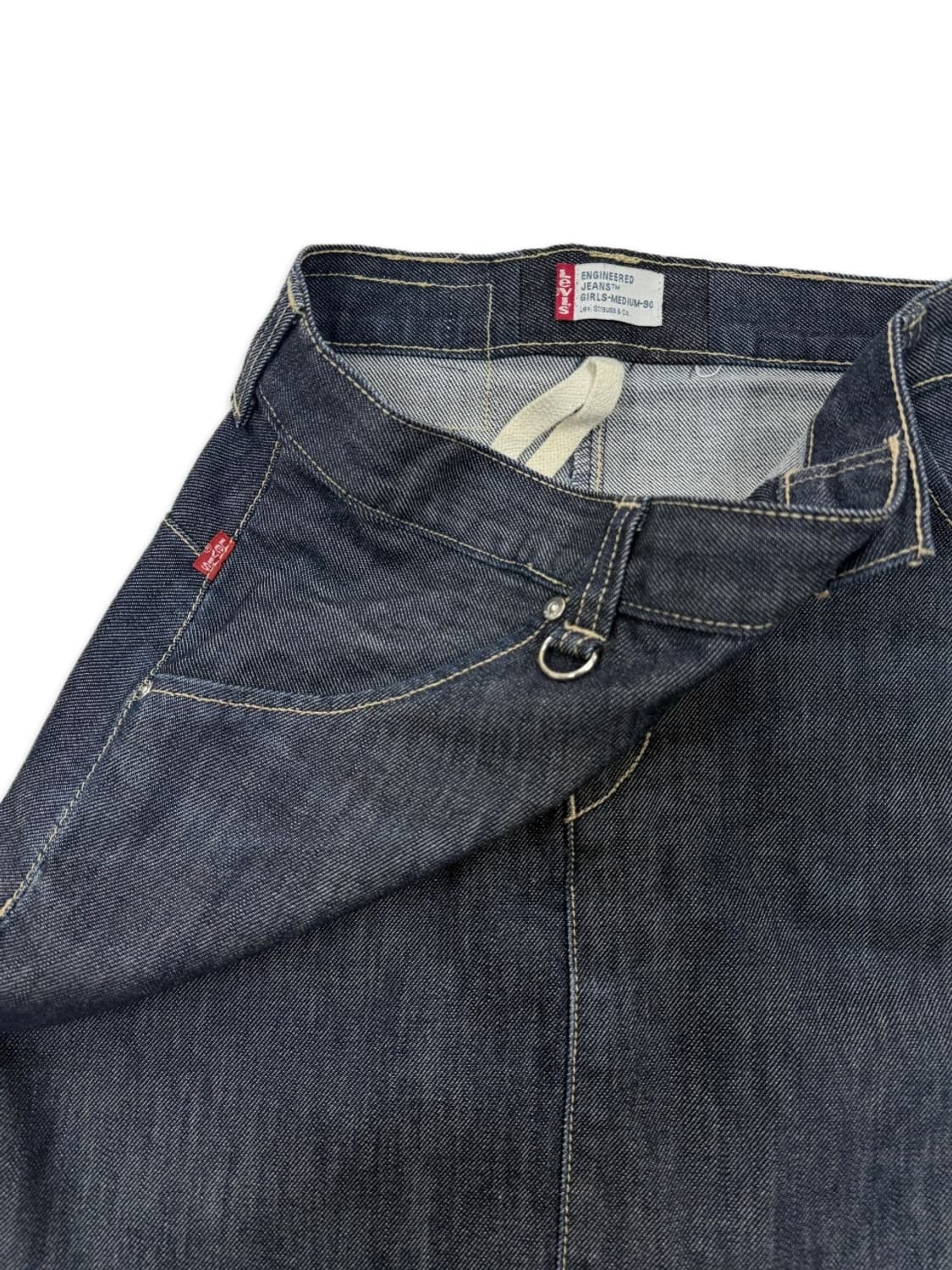 빈티지 리바이스 엔지니어드진 미디 스커트 상품이미지3